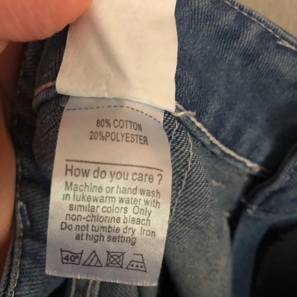 Kashieca x Rhett Eala Wide-Leg High-Waisted Medium Wash Jeans - Picture 10 of 10